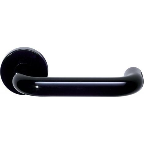 Béquille double seule noire pour Ensemble sur plaque ou rosace en polyamide - Série 111 FR - HEWI (1/4)