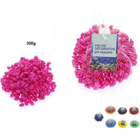 Trade Shop - Pietre Decorative Per Acquario 300 Gr Decorazione Giardino In Vari Colori 70251 -