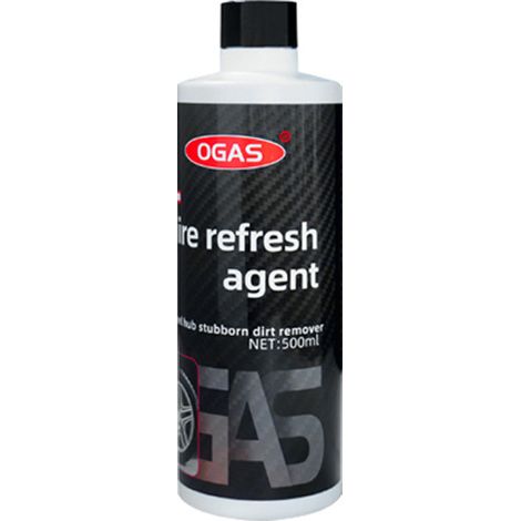 Maßgeschneiderter, selbstreinigender Autoreifenreiniger, Felgenspray gegen Vergilbung, kraftvoller Fleckenentferner und Reiniger, schnelle und einfache Reinigung und Pflege. (1/5)
