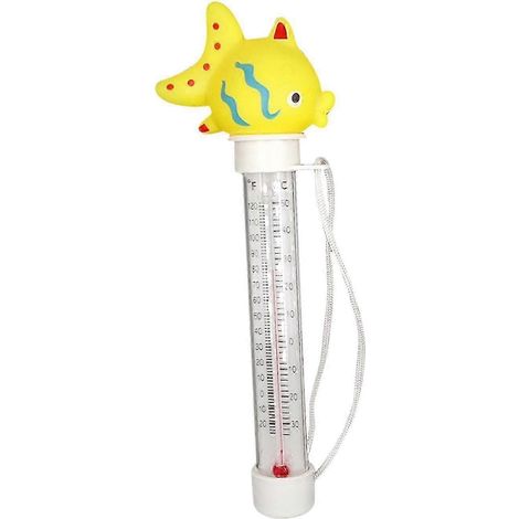 Système de mesure de température pour piscines, bassins à poissons, étangs de baignade et spas.-Yellow (1/5)