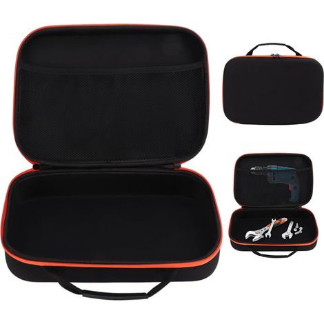 Custodia per trapano elettrico, borsa porta attrezzi, contenitore per utensili in tessuto Oxford, custodia per accessori, organizer per utensili da taglio (1/5)