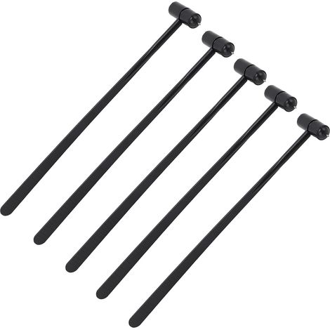 Ensemble de 5 marteaux dermique à double aiguille en forme d'étoile, manche en ABS, légers et à double tête (1/5)