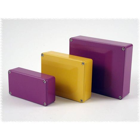 Hammond Electronics 1590BYL Contenitore universale 111.5 x 59.5 x 31 Alluminio Giallo 1 pz.