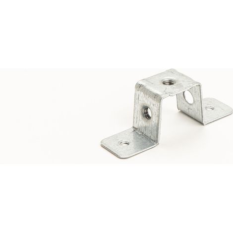 Boite de 100 demi-colliers double filetage en acier inoxydable – Fixation solide pour tuyaux et câbles – Applications variées