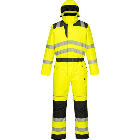 Winter-Overall Pw3 Hochsichtbarkeit Farbe: Gelb/Schwarz Größe XL - Portwest