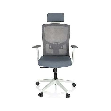 [GEBRAUCHT] B-Ware hjh OFFICE Bürostuhl Drehstuhl Stuhl CAPTIVO BASE W Stoff Netzstoff grau (1/2)