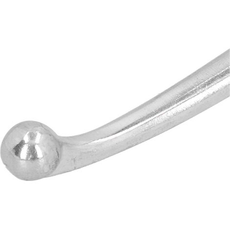 Paire de poignées de frein, leviers, trou de fixation de 0,3 pouce, alliage d'aluminium, accessoire universel pour trottinette, argent