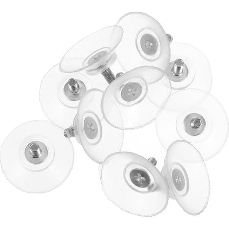 de fixation pour meubles en verre en PVC transparent lot de (1/5)