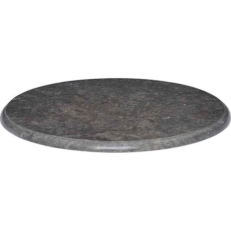 Maison Exclusive - Tablero para mesa mármol negro Ø60x2,5 cm