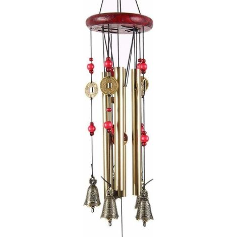 Tube en métal cloches de vent Carillon Carillon à vent Incroyable Carillon pour Home Garden Décoration (1/5)