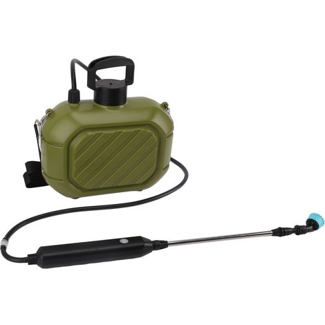 Pulvérisateur de jardin électrique portable, rechargeable et alimenté par batterie de 5 litres, avec poignée télescopique et bandoulière, idéal pour les pelouses et les espaces verts. (1/5)
