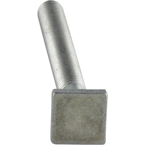 Vis métaux Tête carrée M6X15 10X10X4 Acier zingué-1 pièce