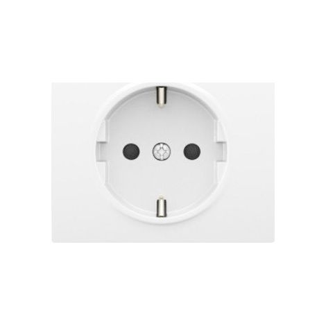 Tapa enchufe schuko 2P+TT BLANCO BJC IRIS 18724 (1/4)