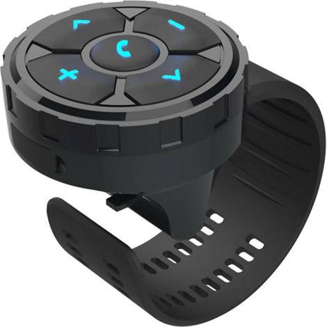 Kit de télécommande sans fil Bluetooth 5.3 pour voiture, moto et vélo, compatible avec les téléphones portables et les volants. Récepteur rechargeable. (1/5)