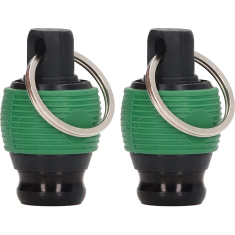 Lot de 2 porte-embouts de tournevis à fixation rapide et résistants à l'usure, pour outils de 6,35 mm (1/4 po) de diamètre, vert (1/5)