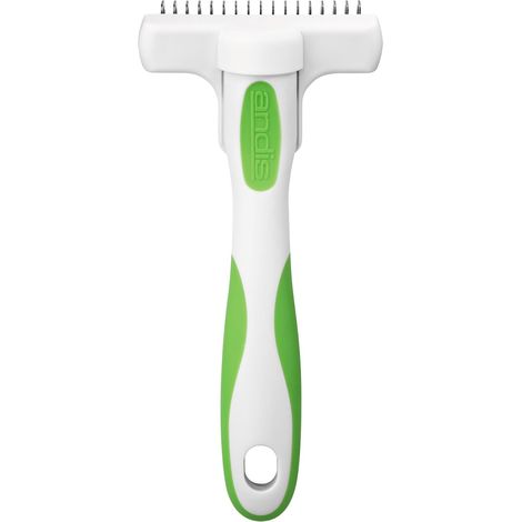 1 - Brosse De Toilettage - Outil De Démêlage - Élimine Le Sous-Poil Et Réduit La Perte De Poils - Pour Chiens Et Chats - Acier Inoxydable (1/3)