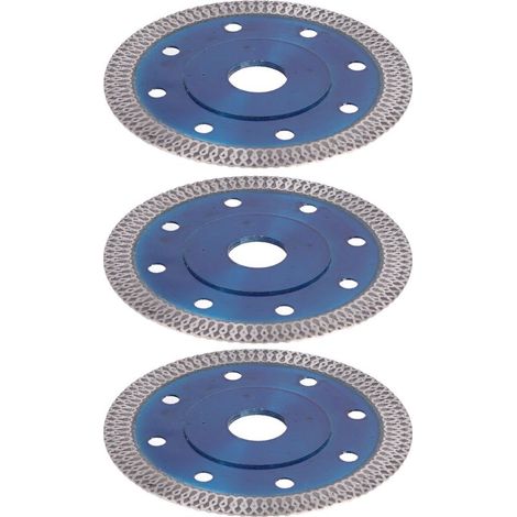 Lot de 3 lames de scie diamantées pour carrelage, céramique, porcelaine et marbre, 105 x 10 x 20 mm (1/5)