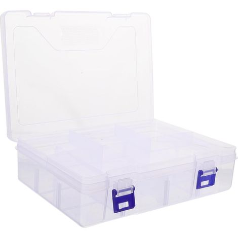 Organisateur de bijoux transparent pour bagues, boucles d'oreilles et accessoires personnels, adapté aux espaces intérieurs et à un usage quotidien.-AquaForge (1/5)
