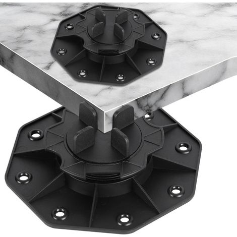 SWANEW Set di 10 piazzole regolabili per terrazza Plot piazzole regolabili per terrazza 19-28 mm (1/5)