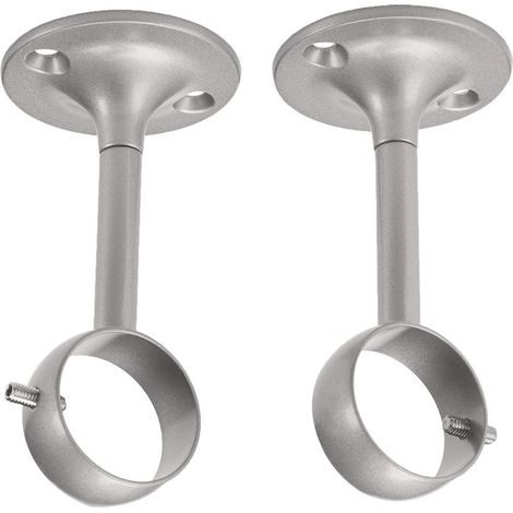 Lot de 2 supports de fixation au plafond,nickel (1/4)