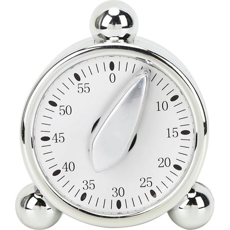 Mechanischer Küchenwecker, drehbarer Countdown-Wecker, Aufziehtimer für Kochen, Haarstyling und Schönheit