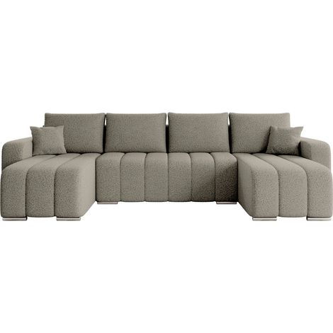 Sofá rinconero Arvada 122, Lambi 03, Función de descanso, Almacenaje, 313x147x86cm, 0