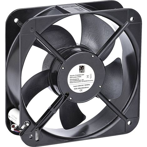 [GEBRAUCHT] B-Ware TRU COMPONENTS TC-NA20060 Axiallüfter 50.5W 890m³/h 230V 69dB 200x200x60mm (1/2)