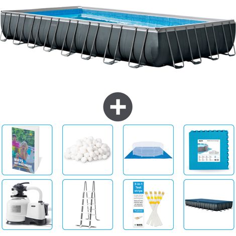 Ultra XTR Pool Rechteckig - 975x488x132 cm - 9-teilig S681