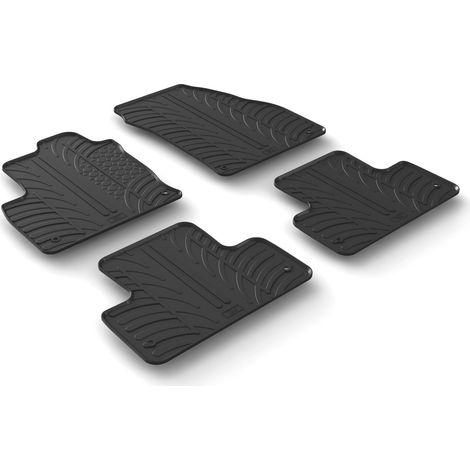 Set tappeti su misura in gomma - compatibile per  Land Rover Evoque 3p (04/1109/18) -  Land Rover Evoque 5p (04/1112/18) -  Land Rover Evoque Cabrio (04/1612/18)
