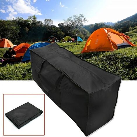 Grand sac imperméable de couverture de jardin imperméable avec poignée de transport pour meubles de jardin (122x39x55cm) (1/5)