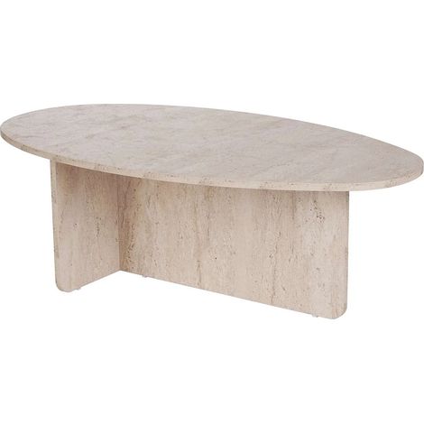 Table basse - Effet travertin - ISENORA (1/3)