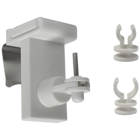 Supports Clipvit+ 3en1 Blanc Support étagère Polyvalent 3-en-1 - Mobois