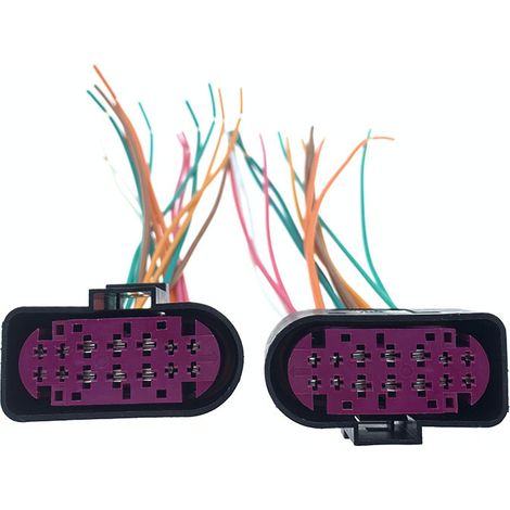 Compatible avec la prise de phare Foton Daimler Auman GTL nouvelle ETX EST, prise de phare ETX modèle annuel -- JB1451-14P
