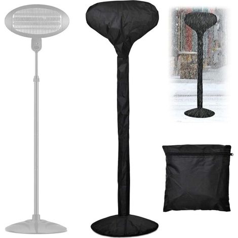 Couverture Chauffage Patio(180x52 Cm), 210d Housse Parasol Chauffant Oxford Imperméable, Bache De Protection Pour Chauffage Terrasse Gaz De Extérieur Anti-Poussière/Vent