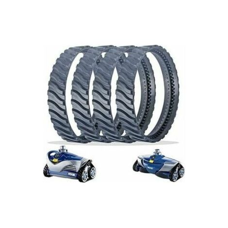 Schwarze Ersatzketten für die Reifen von Poolreinigungsrobotern, Rad R0526100, kompatibel mit Zodiac Baracuda MX6/MX8 (1/5)
