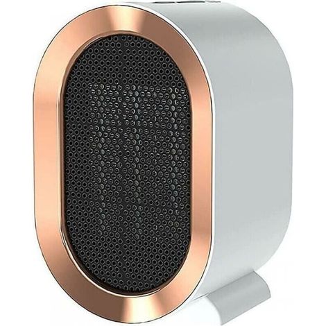 Riscaldatore a ventola in ceramica bianco, sicuro, efficiente dal punto di vista energetico, silenzioso, con protezione multipla, 1200W (1/4)