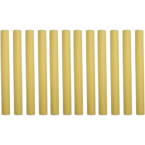 Housses pour poteaux de Trampoline, Manchons en Mousse for Poteau Trampoline Jaune 40 cm Paquet 12 -
