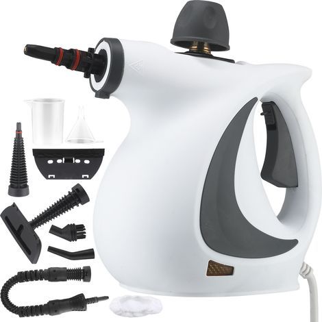 Nettoyeur vapeur portatif avec accessoires, nettoyeur vapeur pour usage domestique, nettoyeur vapeur portable pour le nettoyage des sièges de voiture, des joints de carrelage et de la maison (1/5)