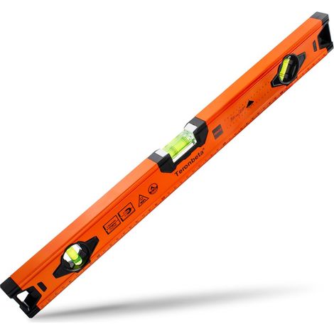 Niveau à Bulle Magnétique Avce 3 Fioles Antichocs (45°, 90°, 180°) - Aluminium (50cm) (1/5)