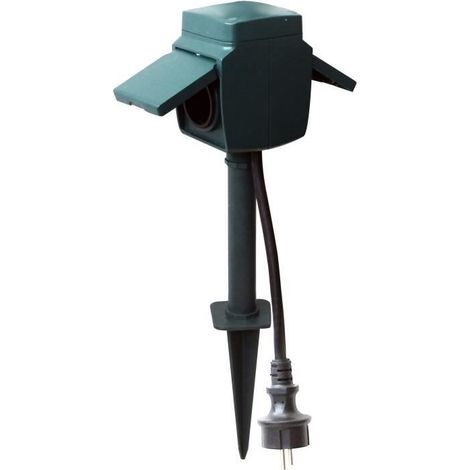 Gartensteckdose - CHACON - 9960 - 2 x 16 A - 2m