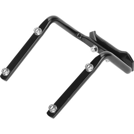 Adaptateur porte-bidon double pour tige de selle de vélo (noir) (1/5)