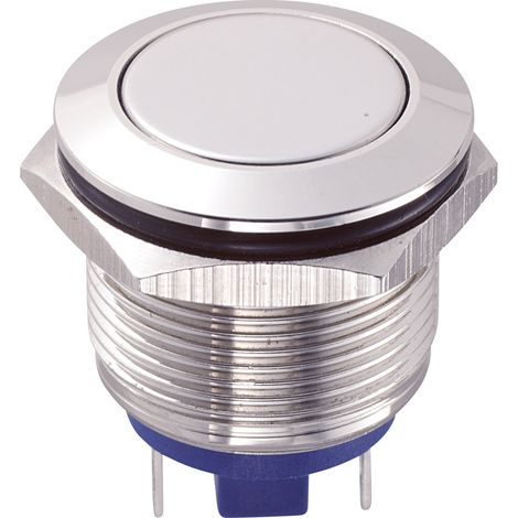 TRU COMPONENTS GQ19F-10/J/N Vandalismusgeschützter Drucktaster 48 V/DC 2 A 1 x Aus/(Ein) tastend