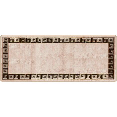 Maison Exclusive - Runner Tappeto MARSA Nero 80 x 200 cm Poliestere e PVC (1/5)