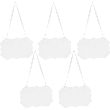 Panneaux en Acrylique Transparent Décor Élégant et Réutilisable avec Ruban Lot de 5 Haute Transparence, Usage Polyvalent pour Chaises Réservées pour Mariages et Fêtes (1/5)