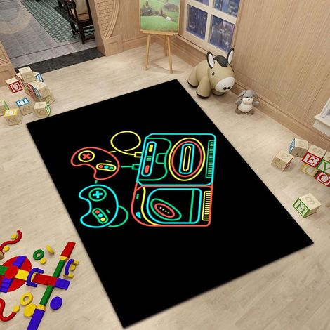 1 Pack Console de jeu salon chambre tapis Console de jeu contrôleur de jeu tapis de chevet (4060CM (1/4)