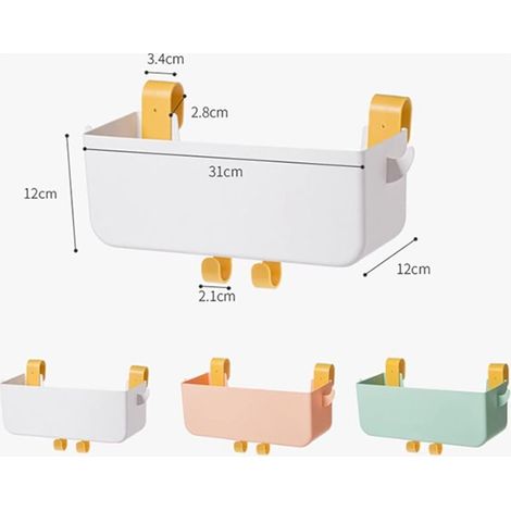 VURAHOME - Vide Poche Lit Superposé, Tablette pour Lit Mezzanine Panier Suspendu Rangement à Accrocher au Lit étagère Pochette de Chevet à Suspendre Organisateur pour Fille Garçons Dortoir (vert) (1/4)