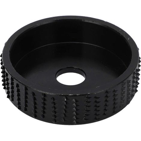 Disque de polissage pour meuleuse d'angle en acier au carbone résistant à l'usure, pour le travail du bois, noir (1/4)