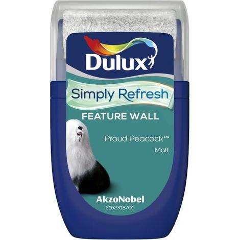 Dulux Simply Refresh Feature Wall Tester Pot - 30ml - Proud Peacock