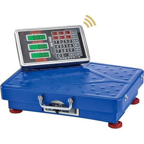 BILANCIA DIGITALE WIRELESS A PIATTAFORMA portata massima 300 kg