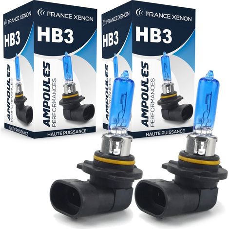 2 x Ampoules HB3 9005 65W 4300K SUPER WHITE - FRANCE-XENON (1/4)